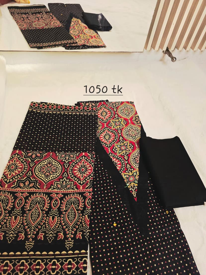 Azrakh Bol Print  Black