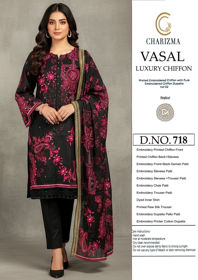 Charizma Vasal Inspired  718dm Black